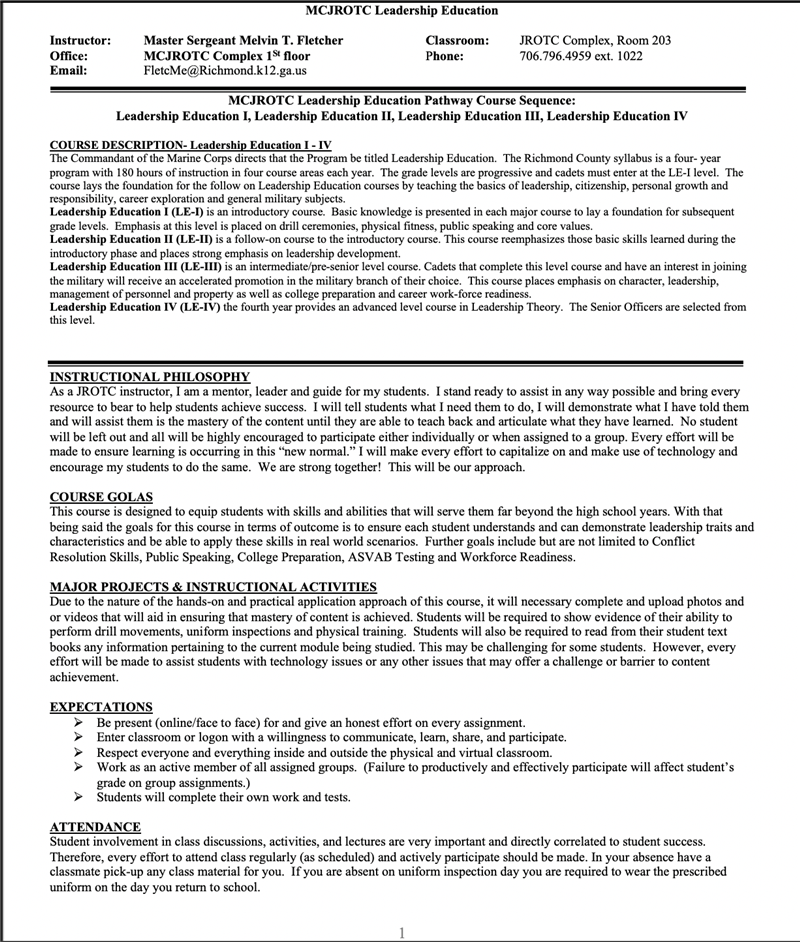 Syllabus